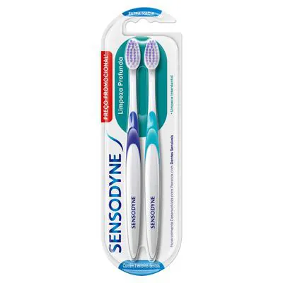 Escova Dental Sensodyne Limpeza Profunda 2 Unidades